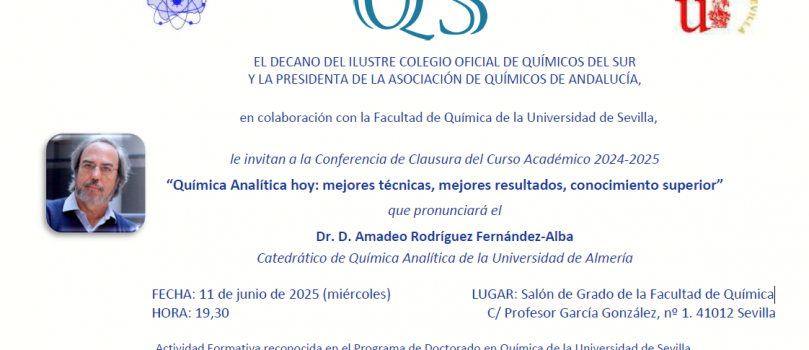 Conferencia: “Química Analítica hoy: mejores técnicas, mejores resultados, conocimiento superior”
